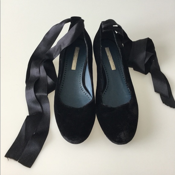 STELLA MCCARTNEY // Lace up Ballerina wedge - Picture 1 of 5